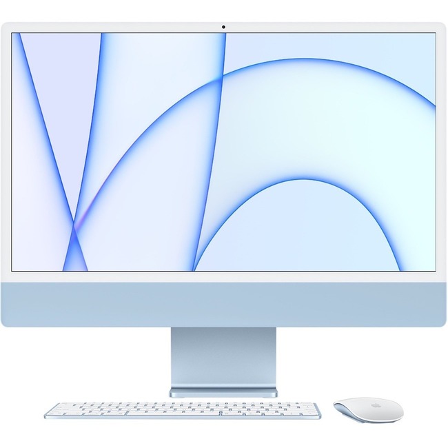 Picture of Apple iMac 24" 4.5K M1 8-core 8GB 512GB 8-core GPU Touch ID Blue